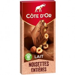 Côte d’Or Lait Noisettes Entières 180g (lot de 3)