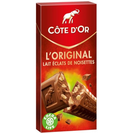 Côte d’Or Original Lait Éclats de Noisettes 200g (lot de 3)