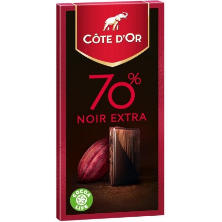 Côte d’Or 70% Noir Extra 100g (lot de 4)