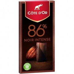 Côte d'Or Noir Intense 86% 100g (lot de 8)