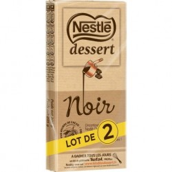 Nestlé Dessert Noir par 2x205g (lot de 5 soit 10 tablettes)