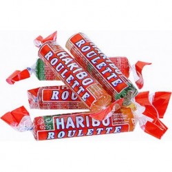 Haribo Roulettes Fruits Lot économique de 5 rouleaux