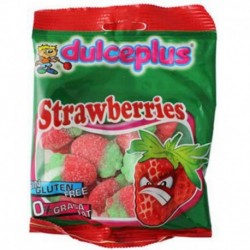 Dulceplus Fraises Sucrées Sachet de 100g