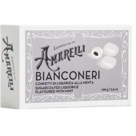 Amarelli Réglisse Bianconeri (Boîte de 100g)