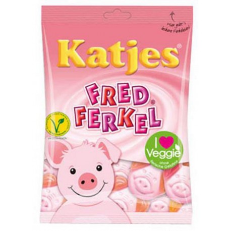 Têtes de Cochon Katjes Fred Ferkel (Sachet de 500g)