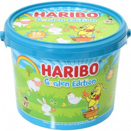 Haribo Seau de Pâques Garden Edition 1Kg (Seau de 1Kg)