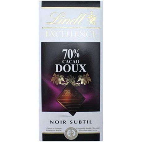 Lindt Excellence Noir Subtile 70% Cacao Doux 100g