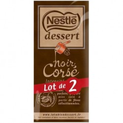 Nestlé Dessert Tablette Noir Corsé 200g (lot de 2)