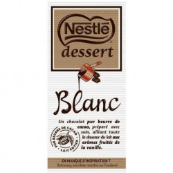 Nestlé Dessert Tablette Blanc 180g (lot de 3) (Lot économique de 3 tablettes)