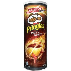 Pringles Hot and Spicy 175g (lot de 6 boîtes)