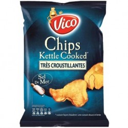 Vico Chips Kettle Cooked Nature 120g (lot de 6)