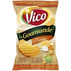 Vico Chips La Gourmande 3 Fromages 120g (lot de 6)