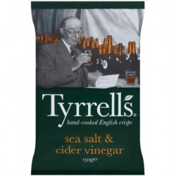 Tyrrell’s Chips Vinaigre de Cidre 150g (lot de 3)