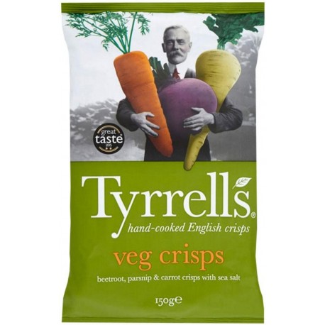 Tyrrell’s Chips Mélange de Légumes 150g (lot de 3)