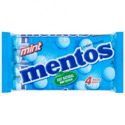 Mentos Menthe (Lot économique de 4 rouleaux)