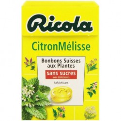 Ricola Citron Mélisse 50g (lot économique de 6 boîtes)