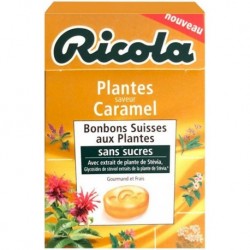 Ricola Plantes Saveur Caramel 50g (lot de 6)