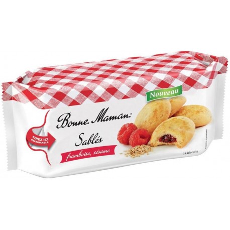 Bonne Maman Sablés Framboise (lot de 3)