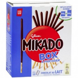 MIKADO LU BOX Family Chocolat au Lait 300g (lot de 3)