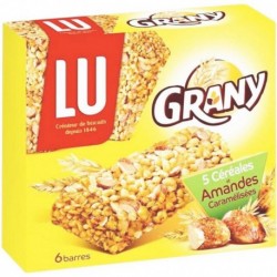 Lu Grany 5 Céréales Amandes Caramélisées 125g (lot de 3)
