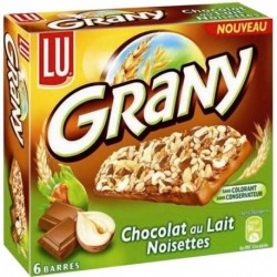 Lu Grany Chocolat Au Lait Et Noisettes x6 138g (lot de 3)