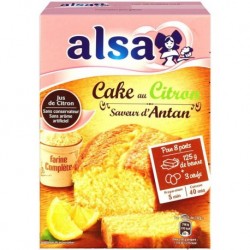 Alsa Préparation Cake Citron Saveur D’Antan 275g