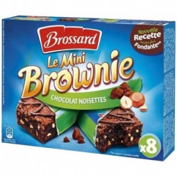 Brossard Mini Brownies Chocolat Noisettes 240g (lot de 3)