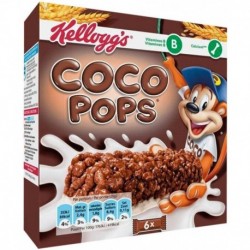 Kellogg's Coco pops Coco Pops Barre Riz Soufflé au Chocolat au Lait 120g (lot de 3)