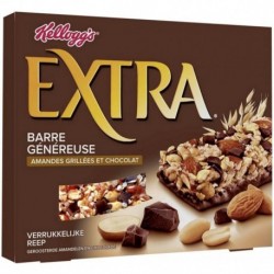Kellogg’s Extra Barre Chocolat et Amandes 128g (lot de 3)