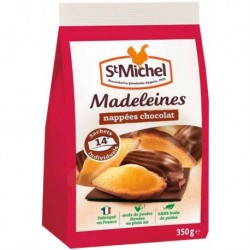 St Michel Madeleines Nappées Chocolat à emporter 350g (lot de 3)