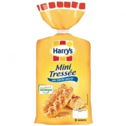 Harrys Mini Tressée Au Sucre Perlé 210g (lot de 3)