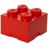 LEGO Storage Brick Boîte de Rangement rouge x4