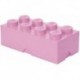 LEGO Storage Brick Boîte de Rangement violet rose clair pastel x8