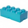 LEGO Storage Brick Boîte de Rangement bleu turquoise AZUR x8