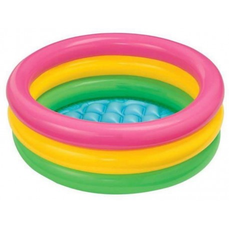 Inflatable 3-Ring Pool For Children 86x25cm