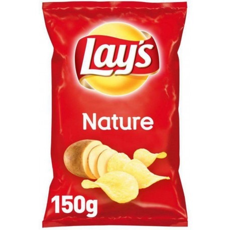 Lay's Chips Nature 150g (lot de 9)
