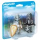 PLAYMOBIL CHEVALIER NOIR ET ARG 4008789068477