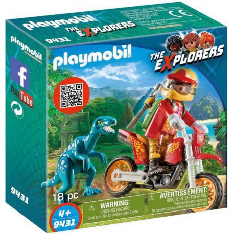 PLAYMOBIL PILOTE DE MOTO RAPTOR 4008789094315