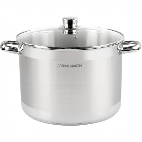 Arthur Martin Traiteur induction inox + Couvercle 32cm - 17.5 L