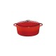 Kuchenprofi cocotte ovale en fonte émaillée 31cm rouge - 0402001431