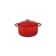 Kuchenprofi cocotte ronde en fonte émaillée 22cm rouge - 0401001422