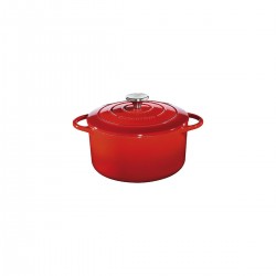 Kuchenprofi cocotte ronde en fonte émaillée 22cm rouge - 0401001422