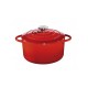 Kuchenprofi cocotte ronde en fonte émaillée 24cm rouge - 0401001424