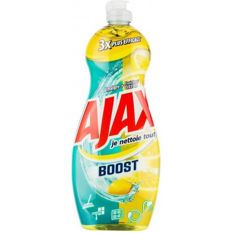 Ajax Boost Vinaigre et Fraîcheur Citron 750ml (lot de 6)