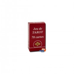 France Cartes Tarot Gauloise - jeu de 78 cartes cartonnées plastifiées - 4 index standards