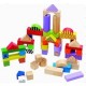 Be Toys 40 Blocs de construction en bois - Multicolore