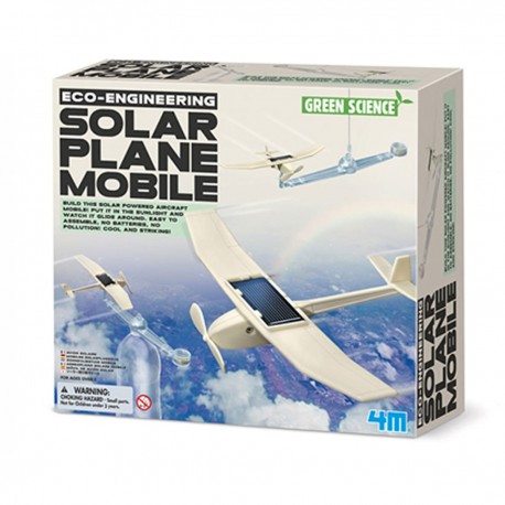 4m - Kidz Labs Kit de fabrication Green Science : Avion solaire