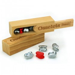 Jeujura Jeu des osselets : Coffret en bois