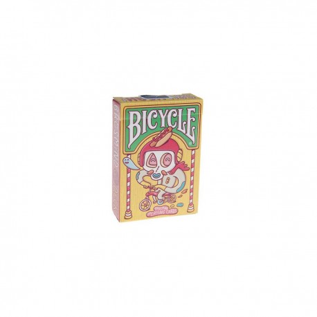 Bicycle Bicycle BROSMIND - Jeu de 54 cartes toilées plastifiées - format poker - 2 index standards