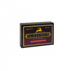 Modiano Duo Pack Modiano PLATINUM regular - 2 jeux de 55 cartes 100% plastique - format poker - 2 index standards